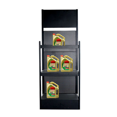 Heavy Duty L1550mm W600mm Engine Oil Display Rack , Motor Oil Display Rack
