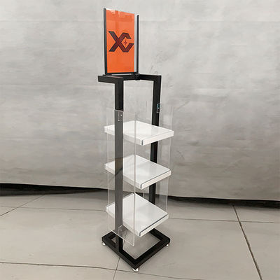 High End 30cm Depth 100cm Height Grocery Display Shelves For Cosmetic