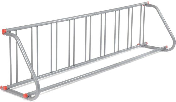 Floor Stand 9 Bicycle Storage Organizer 111" L All Steel Grid Rack Powder Coated