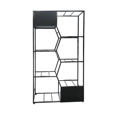 Custom Six  Iron Tire Metal Shelf For Shop Store Display Rack