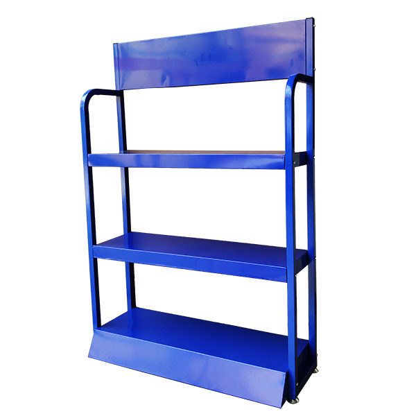 900mm Width 350mm Depth Auto Parts Display Rack , Tire Storage Stand 3 Tier