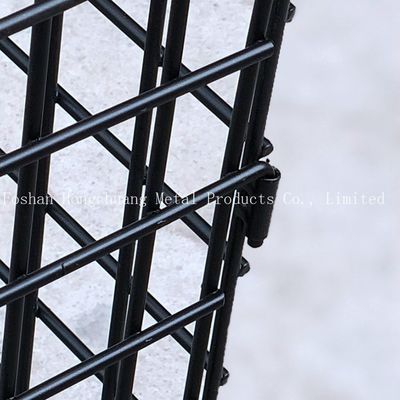 Shopping mall portable metal cage trolley simple modern design with wheel cage trolley  pillow storage cage trolley