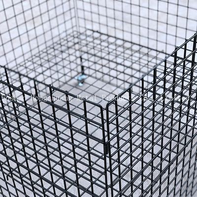 Shopping mall portable metal cage trolley simple modern design with wheel cage trolley  pillow storage cage trolley