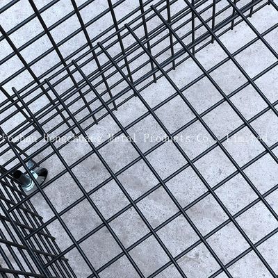 Shopping mall portable metal cage trolley simple modern design with wheel cage trolley  pillow storage cage trolley