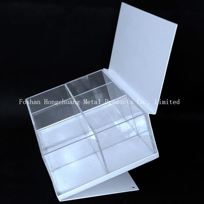 250mm Length 220mm Width Clear Acrylic Storage Box ,Clear Acrylic Jewelry Box With Lid
