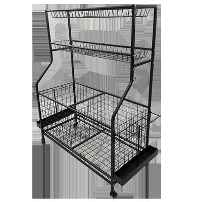915mm Length 420mm Width Garage Sports Ball Organizer For Sport Shops