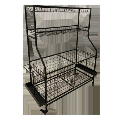 915mm Length 420mm Width Garage Sports Ball Organizer For Sport Shops