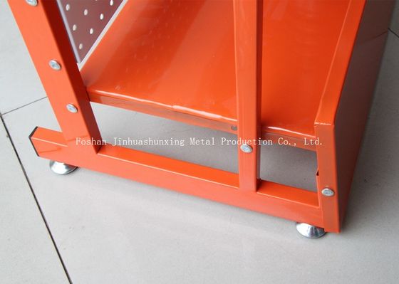 3 Tier TUV Approval Metal Oil Display Stand For Lubricating Oil Per Floor