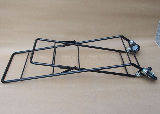 Folding 950mm Height 600mm Width Tennis Basket With Wheels Two Layers