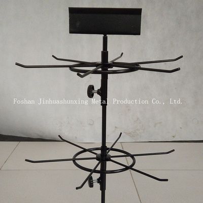 Height 460mm Length 330mm Cosmetic Display Rack , Earrings Jewelry Rack 2 Layers