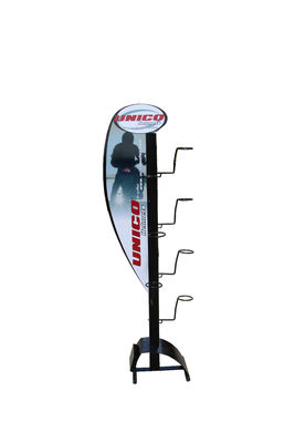 470mm Length 370mm Width Hat Display Rack , Baseball Cap Display Rack