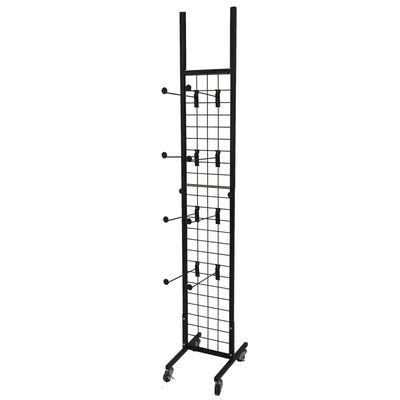 300mm Width 1800mm Height Clothing Organizer Rack , Chappal Hanging Stand black