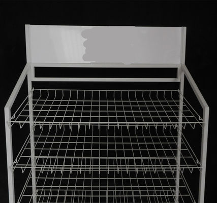 Bakery Bread Goods Mesh Wire Storage Display Rack Stand With Wheels