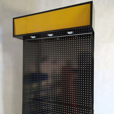 Depth 400mm Height 2200mm Pegboard Display Rack For Mobile Phone Accessories