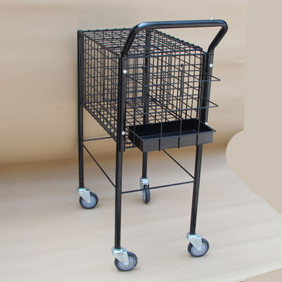 800mm Height 370mm Width Sports Equipment Rack For Garage With Wheels