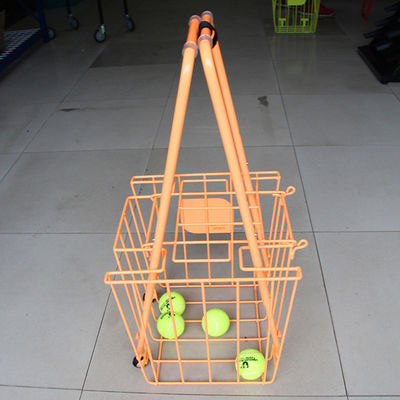 Sports Equipment Storage Rack Folding 300mm Width 350mm Length  Tennis Teaching  Carts, Large Ball Capacity