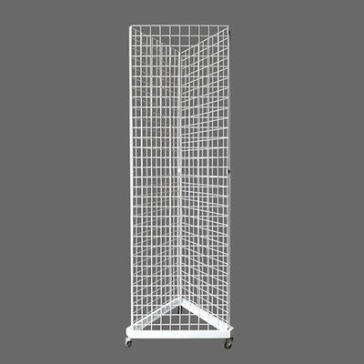 Three Sided L650mm H1828mm Sports Equipment Storage Rack With Casters