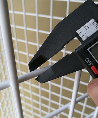 Three Sided L650mm H1828mm Sports Equipment Storage Rack With Casters