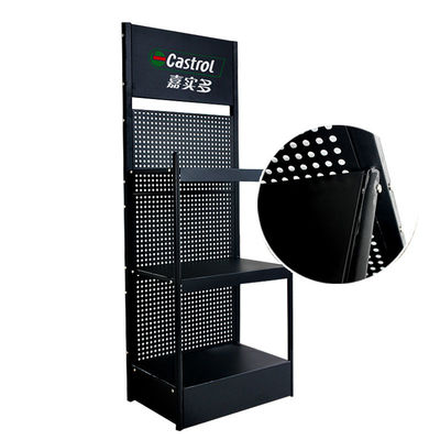 Heavy Duty L1550mm W600mm Engine Oil Display Rack , Motor Oil Display Rack