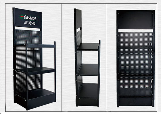 Heavy Duty L1550mm W600mm Engine Oil Display Rack , Motor Oil Display Rack
