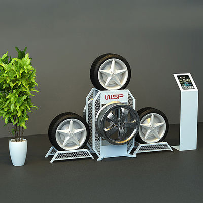 Heavy Duty LH Car Accessories Display Rack , Tire Rack For Garage In Various Colors
