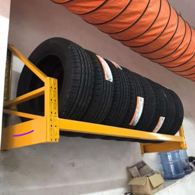 LH Custom Logo Heavy Duty Tire Rack Rack , Wall Hanging Tire Rack Thickened,Steel Display Rack For Shop