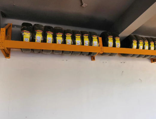 LH Custom Logo Heavy Duty Tire Rack Rack , Wall Hanging Tire Rack Thickened,Steel Display Rack For Shop