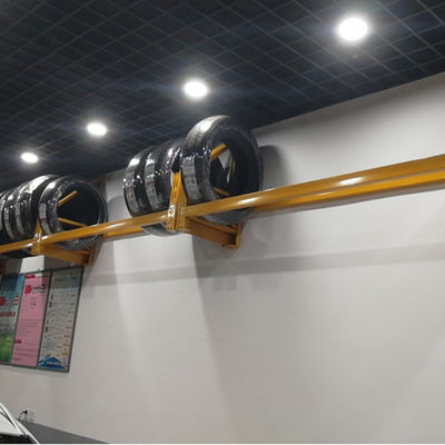 LH Custom Logo Heavy Duty Tire Rack Rack , Wall Hanging Tire Rack Thickened,Steel Display Rack For Shop