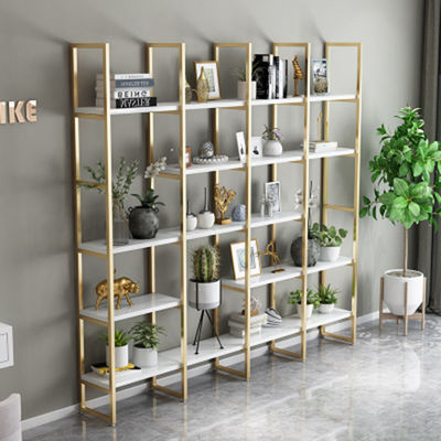 Nordic Height 1800mm Length 2500mm Iron And Wood Shelves For Nail Shop