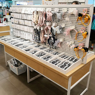 TUV Approval HongChuang Iron And Wood Shelves For Boutique,Display Metal Rack
