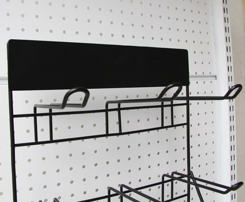 Mini Metal Wire Display Rack , Wire Mesh Display Stands For Battery Earphone Holder
