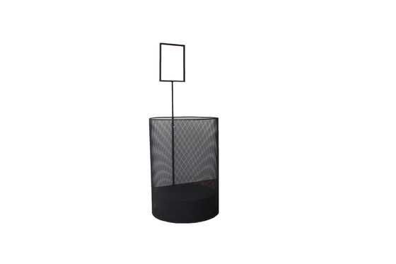 Balck Powder Coating Supermarket Display Racks , Toy Display Stand
