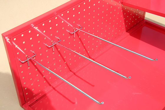 Power Coating HongChuang TUV Approval Pegboard Display Rack Mini Size