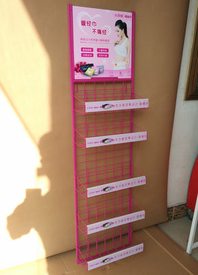 Hot Service Supermarket Metal Display Shelves for Retail Product