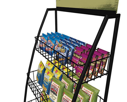 900*400*2000mm Soda Snack Supermarket Display Racks , Steel Rack For Supermarket