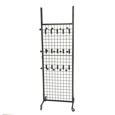 Mobile 400mm Depth 1800mm Height Socks Slipper Rack Stand
