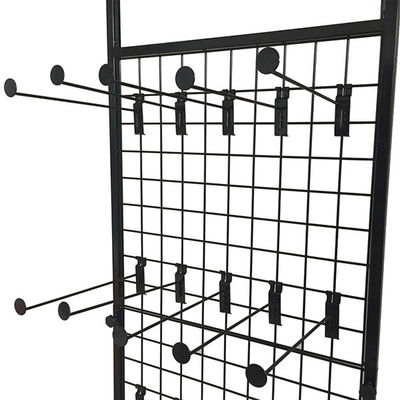 Mobile 400mm Depth 1800mm Height Socks Slipper Rack Stand
