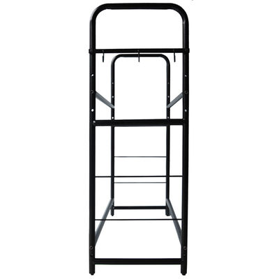 Height 1250mm Length 1180mm Tire Storage Rack With Hooks