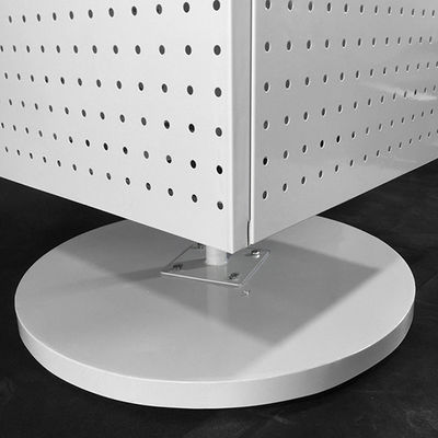 H1440mm W540mm Pegboard Display Rack , Countertop Pegboard Spinner Rack Four Sided