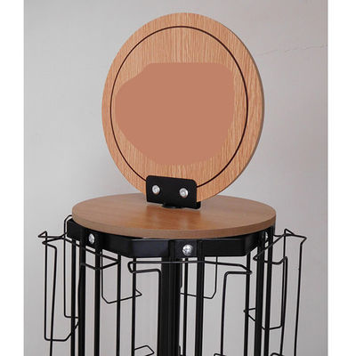 L1680mm W350mm Rotating Retail Display Stand , Rotating Postcard Display Metal