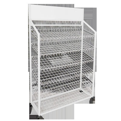 485mm Depth 1680mm Height Supermarket Display Racks In Various Colors
