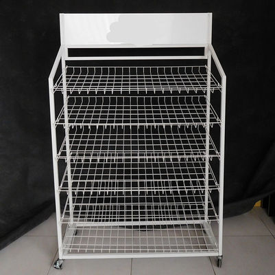 485mm Depth 1680mm Height Supermarket Display Racks In Various Colors