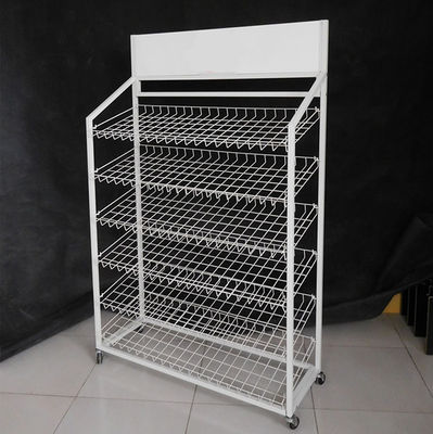 485mm Depth 1680mm Height Supermarket Display Racks In Various Colors
