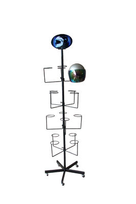 1550mm Height 450mm Width Sports Equipment Storage Rack For Helmet