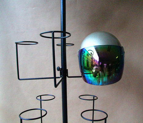 1550mm Height 450mm Width Sports Equipment Storage Rack For Helmet