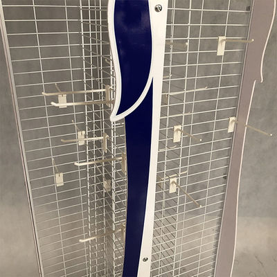 White Length 600mm Width 550mm Revolving Display Stand For Retail Store