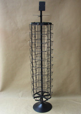RAL Color Stationery Metal Magazine Display Rack , Magazine Display Holder HongChuang