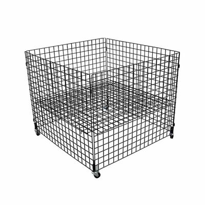 Shopping Warehouse Cage Trolley , Heavy Duty Cage Trolley 945*965*760mm