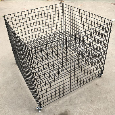 Shopping Warehouse Cage Trolley , Heavy Duty Cage Trolley 945*965*760mm