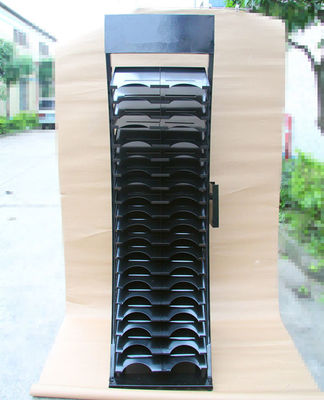 575mm Length 700mm Width Tile Sample Display Rack , Ceramic Tile Display Racks Black